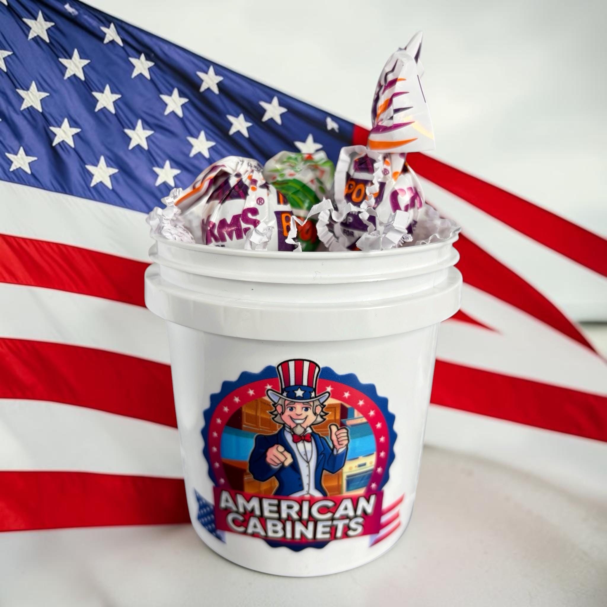 American Mini Bucket Gift Basket