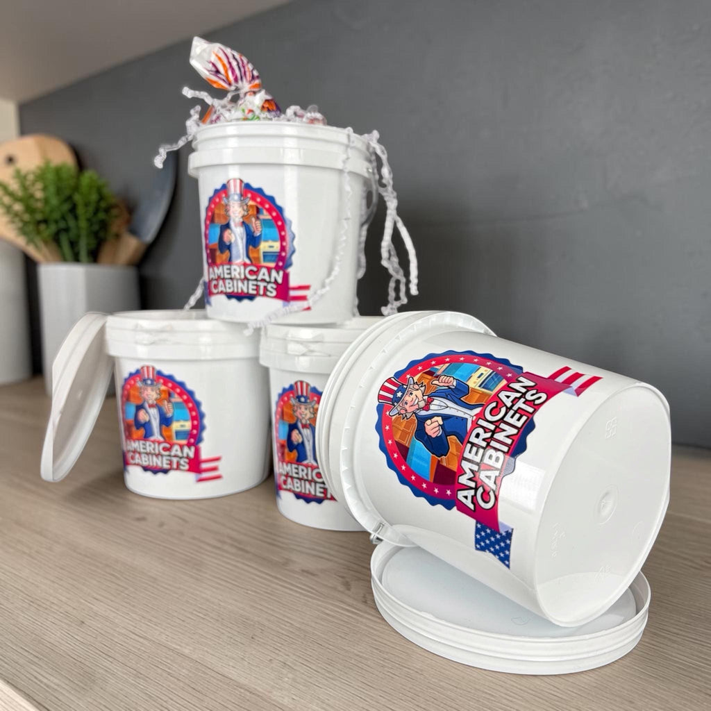American Mini Bucket Gift Basket
