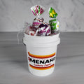 Mernard Classic White Mini Bucket Gift Basket