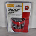 28-Piece Dental Bit Set with Stubby Handle Gift Basket