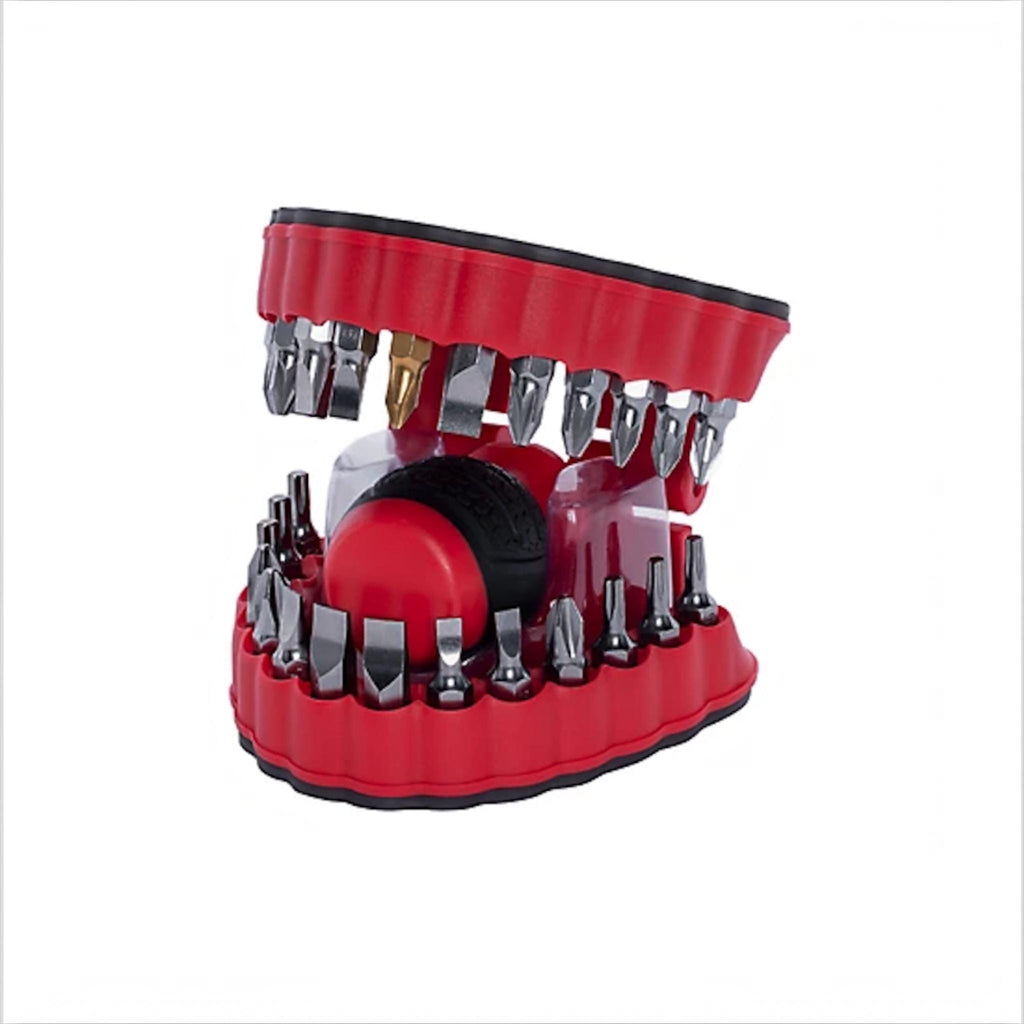 28-Piece Dental Bit Set with Stubby Handle Gift Basket