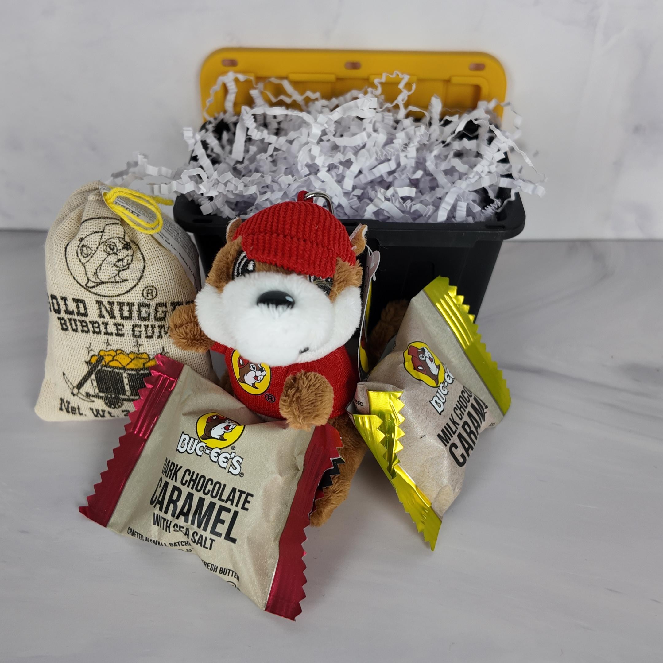 Mini Tote Keychain and Sweets Gift Basket