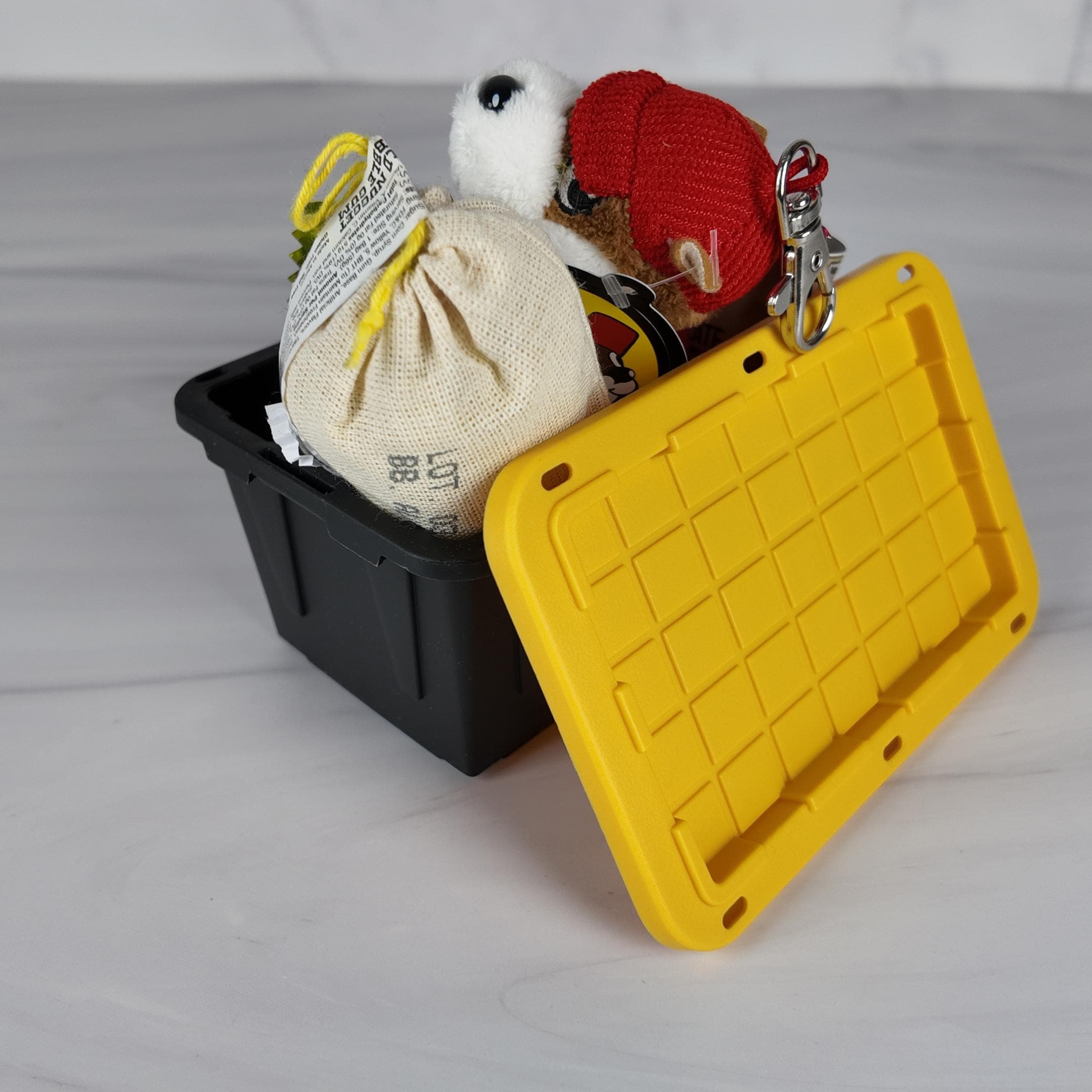 Mini Tote Keychain and Sweets Gift Basket