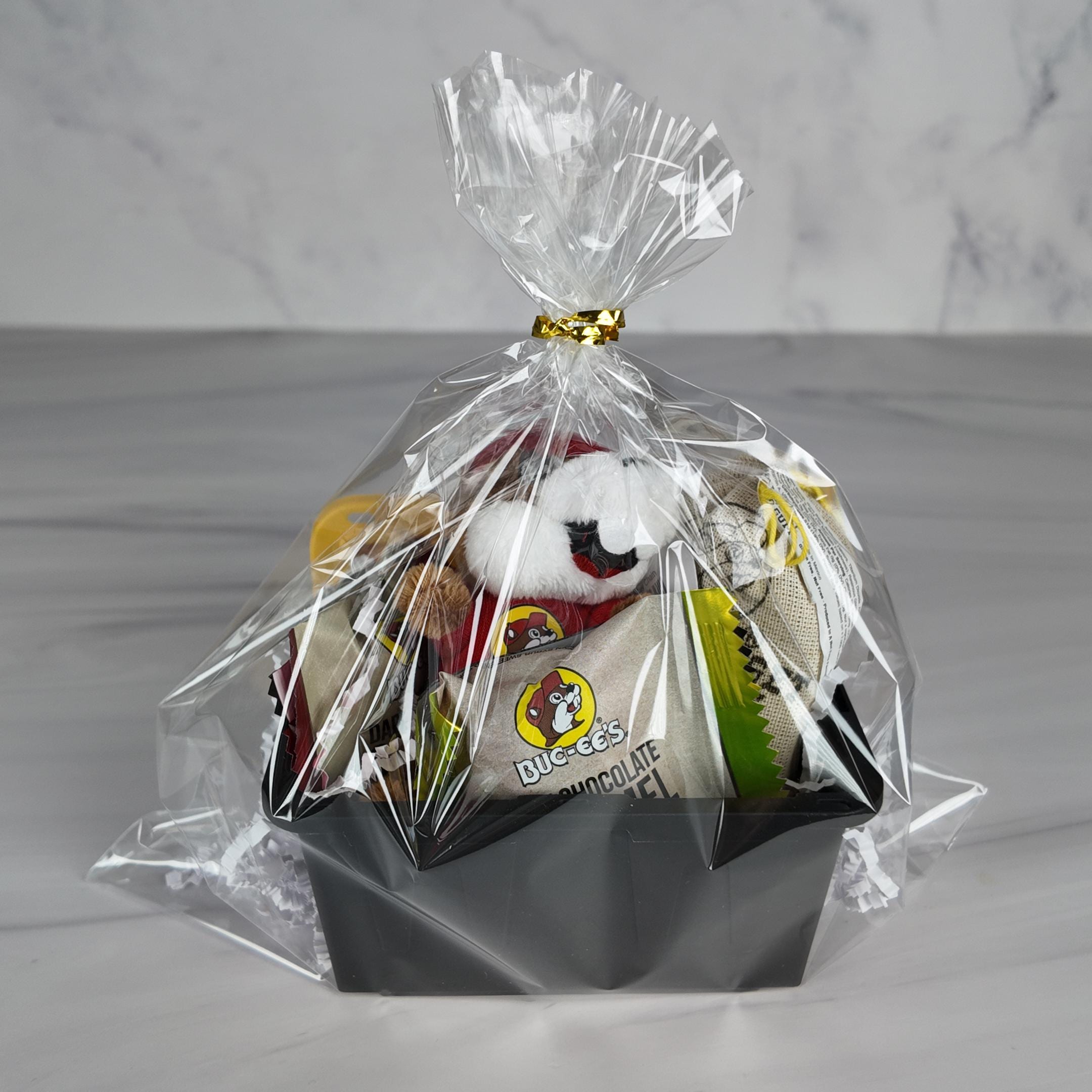 Mini Tote Keychain and Sweets Gift Basket