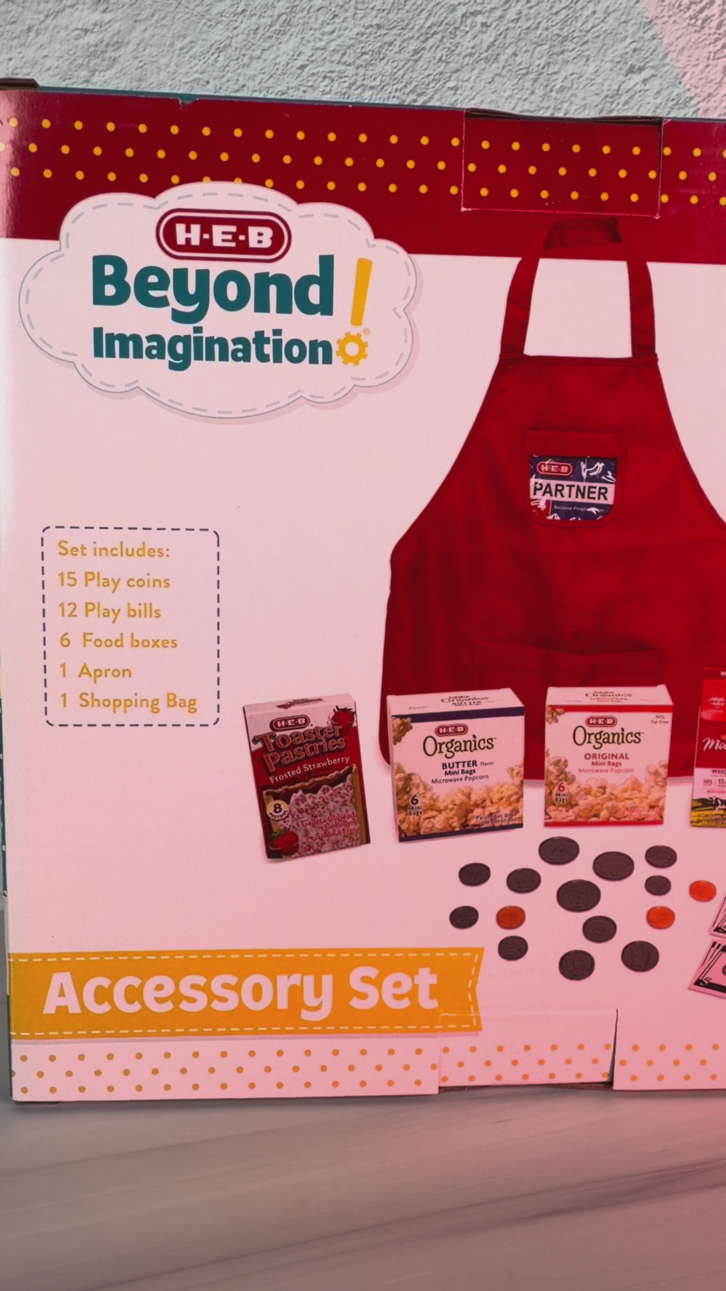 HEB Beyond Imagination Accessory Set – Pretend Play Toy Accessories for Creative Kids Ages 3+