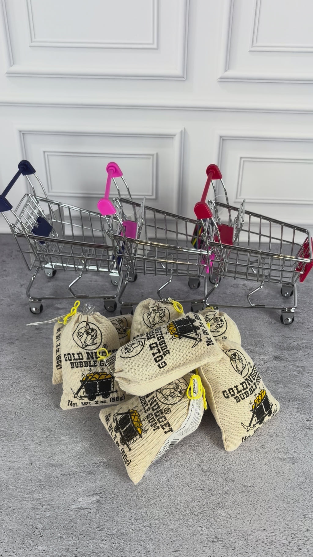 Mini Shopping Cart Gift Set Basket
