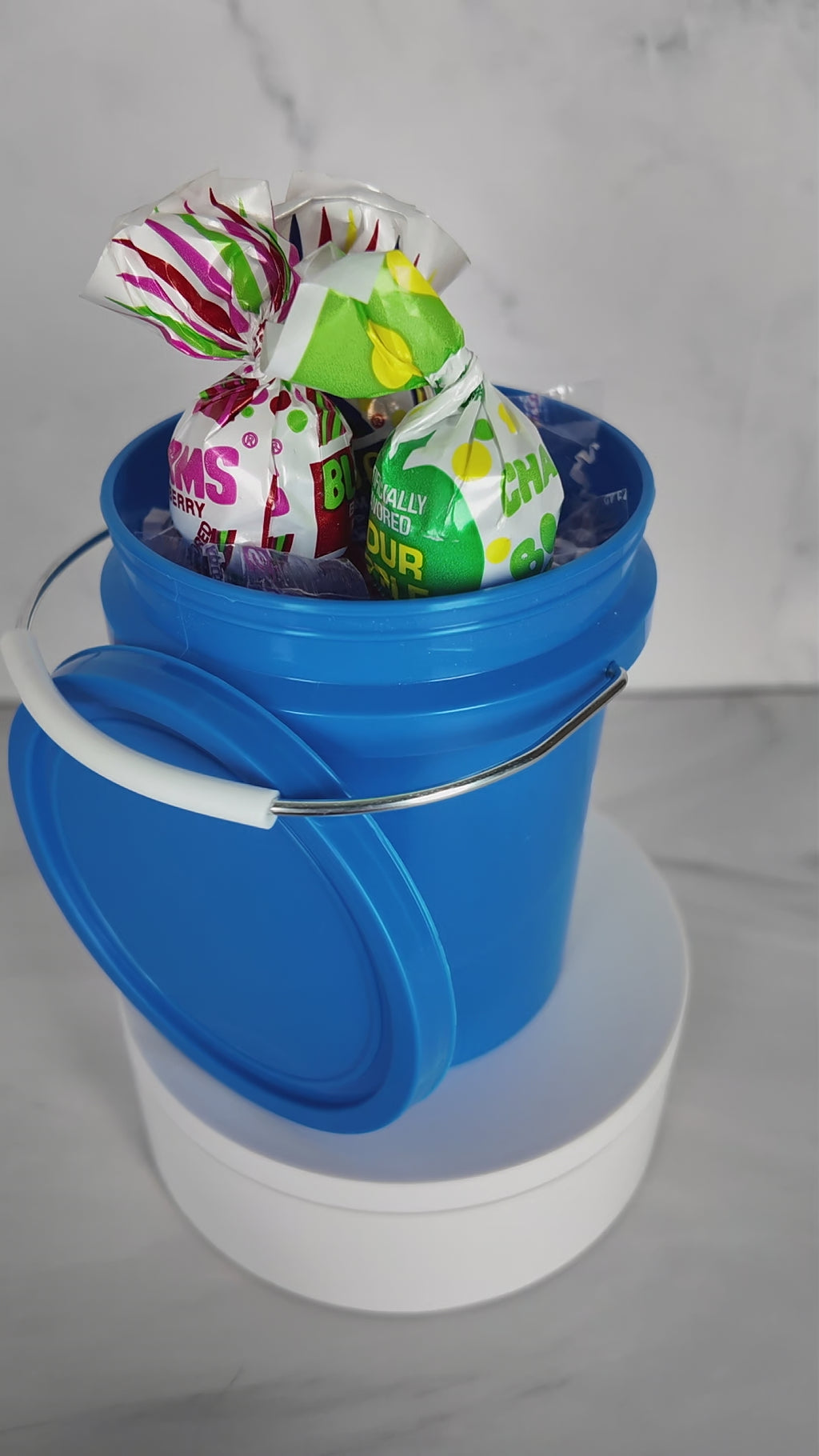 Collectible Mini Bucket Gift Basket – Blue 1.0 Wave 1 (KB)