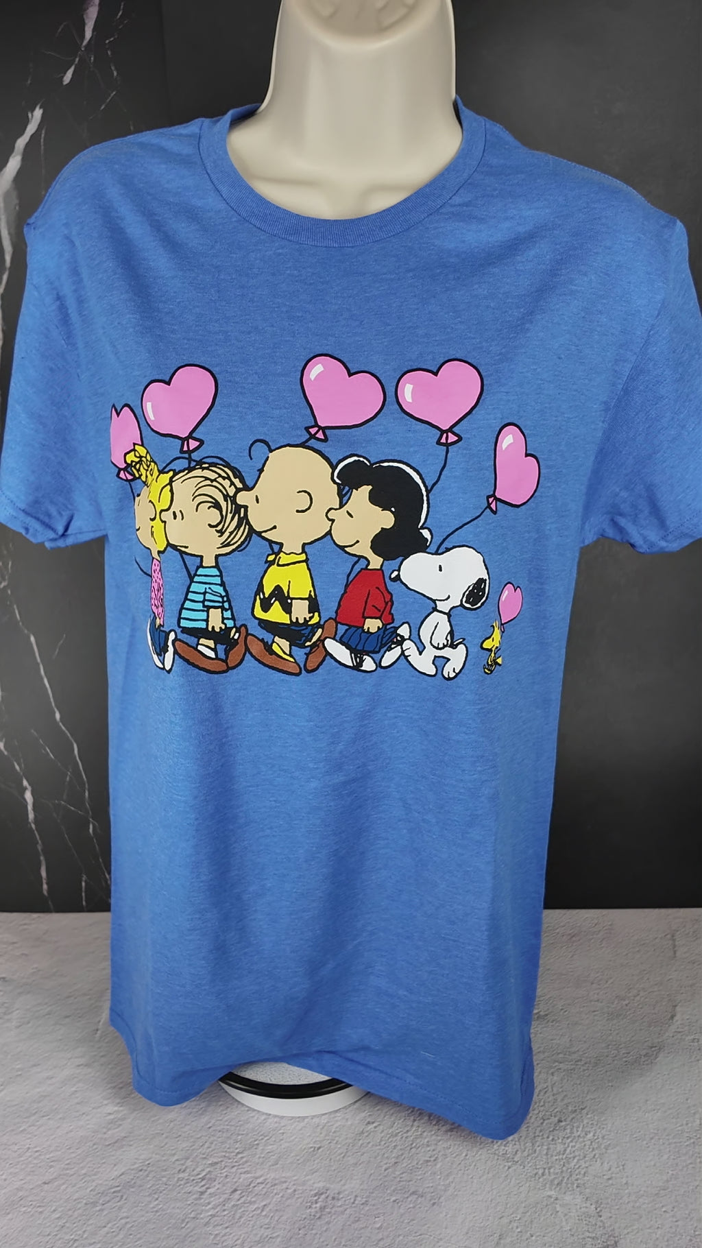 Valentine Themed Peanuts T-Shirt Gift Set (Buc-ee's Collectibles)