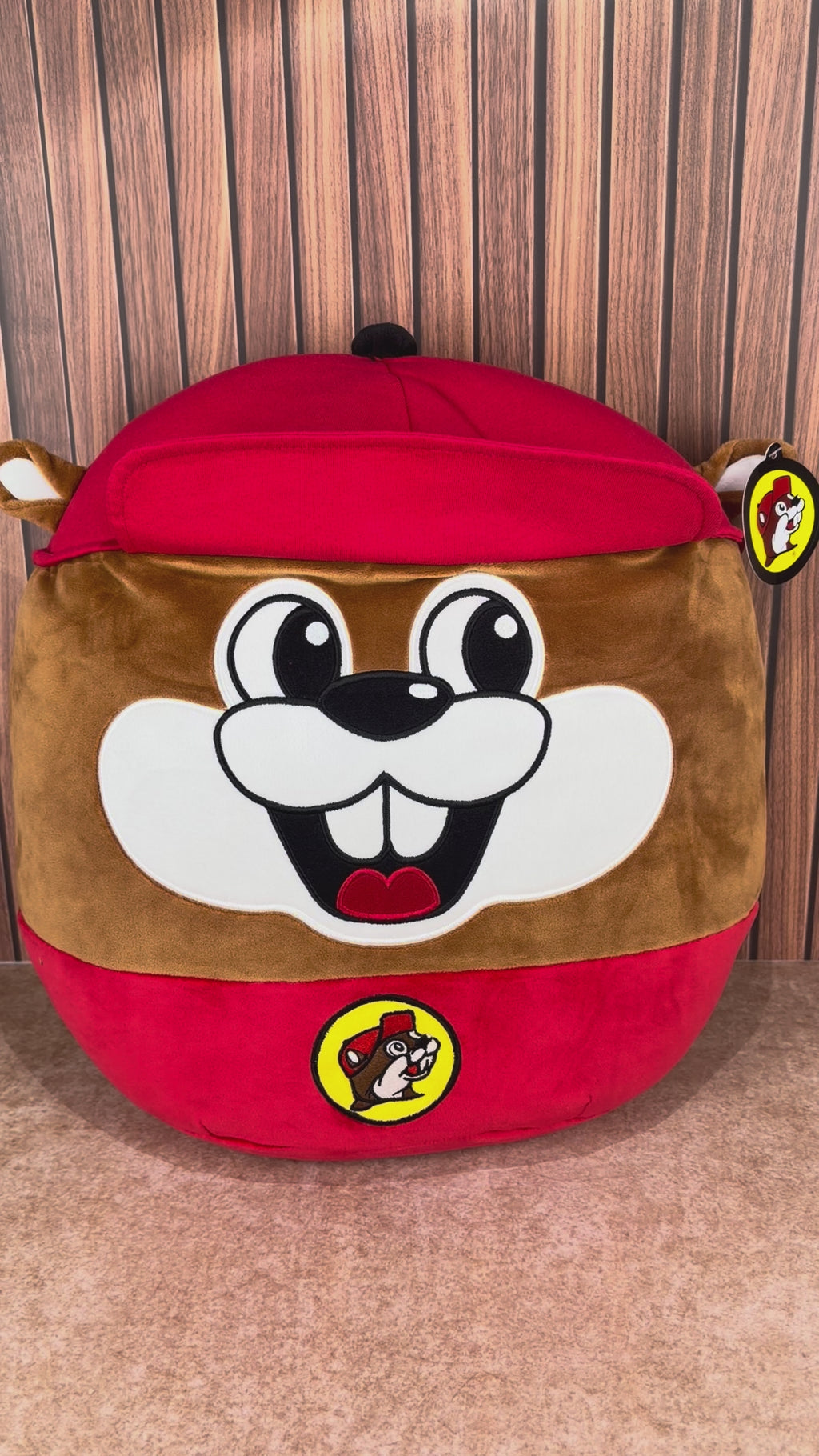 Buc-ee's Soft n' Squishy Plush Pillow – Ultra-Soft Beaver Plushie for Kids & Collectors