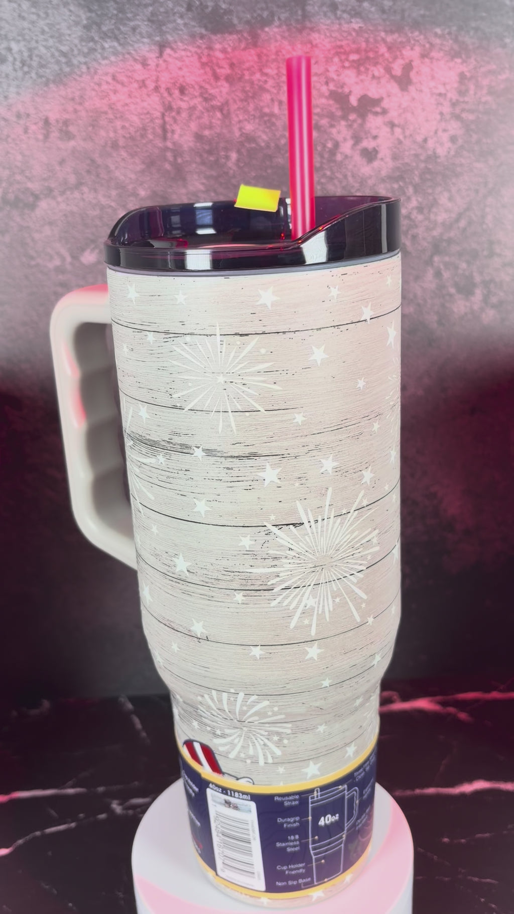 Buc-ee's Yukon Outfitters 40 oz Patriotic Tumbler – Limited Edition 4th of July Insulated Drinkware