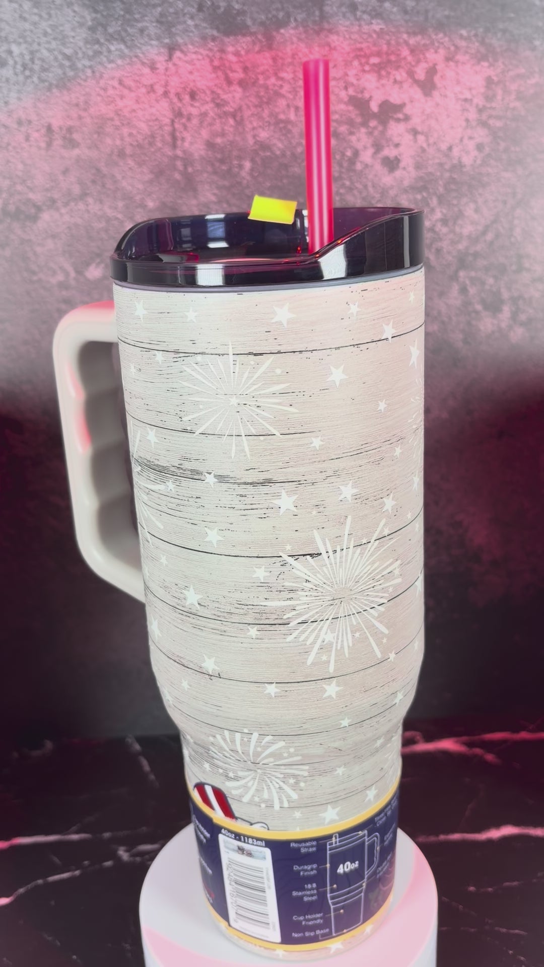 Buc-ee's Yukon Outfitters 40 oz Patriotic Tumbler – Limited Edition 4th of July Insulated Drinkware