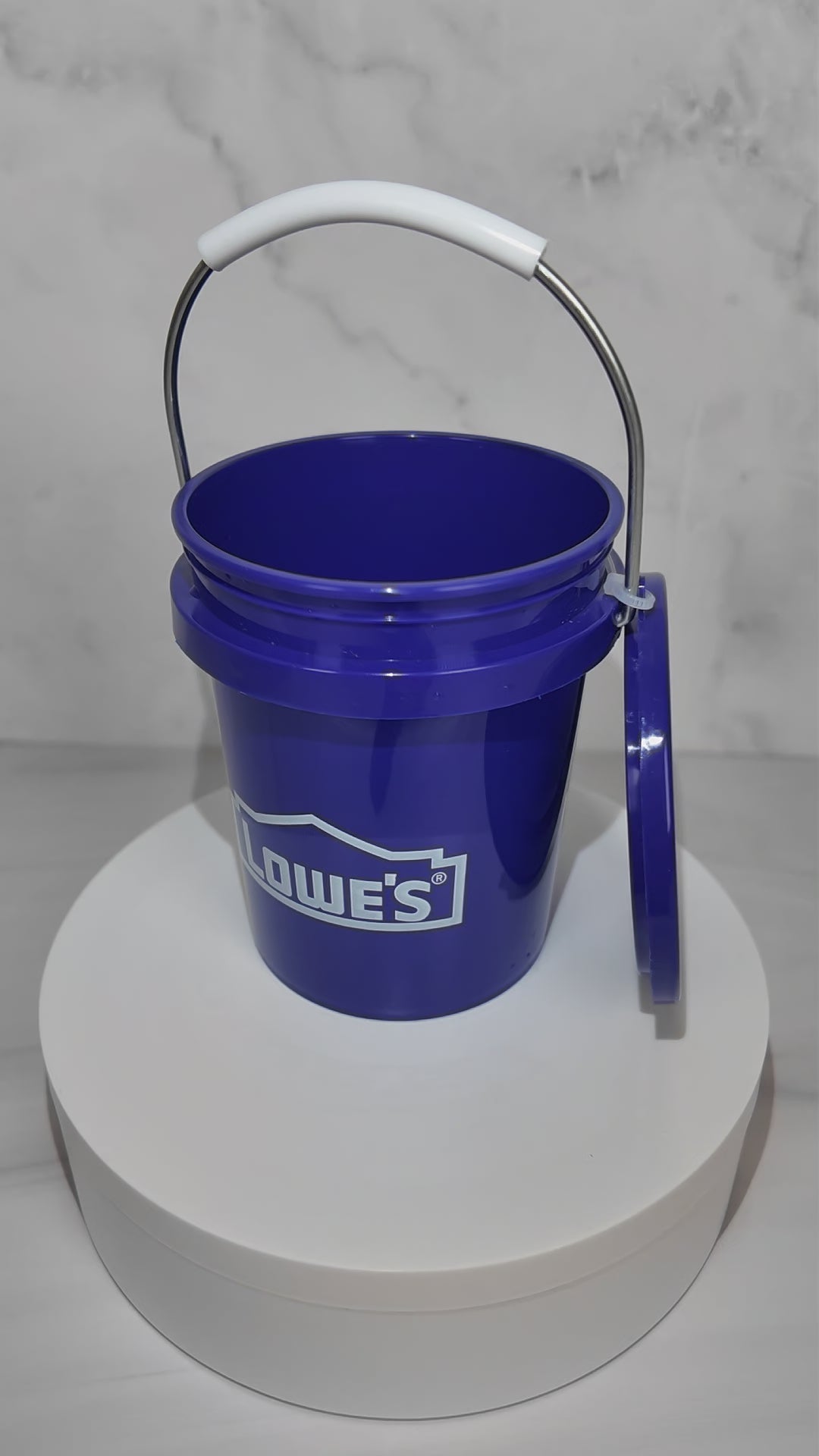 Lowe's Let's Go! Blue Mini Bucket