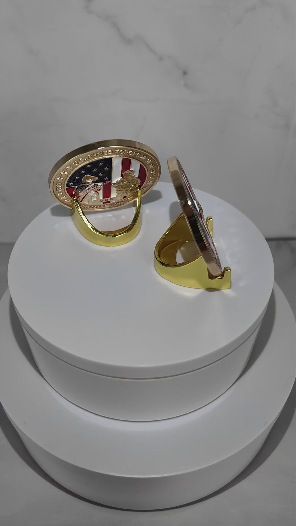 U.S. Armed Forces 250th Commemoration Challenge Coin